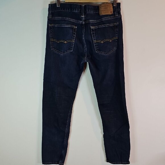 American Eagle Outfitters Core Flex 32x31 Blue Slim Jeans Deep Indigo - Picture 4 of 11